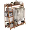 Cabideiro Doméstico de Chão, Cabide Simples, Guarda-Roupa de Quarto de Pé, Prateleira Multifuncional de Armazenamento para Roupas no Quarto