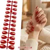 Adesivos de Nail Art de Comércio Exterior Mais Vendidos, Cor Nude Transparente, Cor Sólida, 24 Peças, Tamanhos Variados, Pontas de Nail Art Usáveis, Atacado