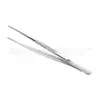 Pinzas de acero inoxidable alargadas y engrosadas, clip de reparación, herramienta manual DIY para acuario, plantas acuáticas, pinzas multiusos, codo redondo
