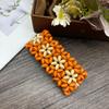 Pulsera bohemia vintage de hilo elástico con cuentas de madera, pulsera tejida a mano de estilo étnico popular transfronterizo