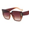 M350 Outu Nova Moda Irregular Internet Celebridade Óculos de Sol Cross-border ins Punk Estilo Óculos de Sol Masculinos e Femininos