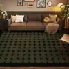 Alfombra estilo americano para sala de estar, impermeable, sin necesidad de limpiar, novedad 2025, para mesa de café, sofá, suelo del hogar, entrada de alta gama