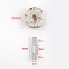 Conector tres en uno engrosado de alta resistencia tornillos de fijación para montaje de muebles de armario de ropero accesorios de tuerca excéntrica