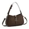 2026 Lançamento Estoque Disponível Bolsa de Ombro Transversal Estampa de Leopardo Sob o Braço Bolsa de Mão Nicho Luxo Leve Versátil para o Dia a Dia Moda Bolsa Feminina