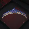 Corona de Novia de Lujo Tocado Estilo Europeo y Americano Corona de Diamantes Estudio Fotográfico de Bodas Accesorio para el Cabello Superventas Transfronterizo