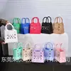 Bolsa de praia EVA mais vendida estilo coreano, pode ser decorada por DIY, bolsa de mão, bolsa perfurada da moda estilo ins, vendas diretas populares transfronteiriças