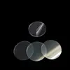 Discos acrílicos transparentes transfronteiriços com furos, chaveiro DIY de enfeite de Natal, acessório acrílico em branco para corte