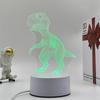 Transfronteiriço Ainda Somente Botão Aveta Colorido Luz Noturna 3D Luminária de Mesa Acrílica Luz de Atmosfera LED Inteligente