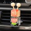 Botella vacía de perfume para coche, botella de aromaterapia para coche, aceite esencial, aromaterapia, mini salida de aire, volatilización y decoración de fragancias.
