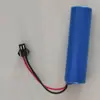 Bateria de lítio 18650 3,7V 2000mAh plugue SM-2p bateria para luminária de rua solar lanterna