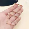 Marco abrasivo de gota de pegamento con figura geométrica de gota de agua de amor hueca de cuatro colores, accesorios de joyería de aleación DIY al por mayor