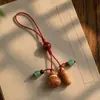 Nuevo adorno colgante estilo chino de madera de durazno cadena para teléfono charm charm para bolsa de madera charm de seguridad accesorio estilo chino llavero pequeño charm