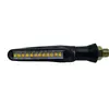 Señalador de Giro para Motocicleta Led de Agua Corriente 12V Impermeable Luz de Dirección Horizonte Luz Indicadora Dinámica Accesorios para Motocicleta