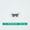 Al por mayor Estilo Coreano Creativo Doble Colgante Dibujo Animado Múltiples Patrones Esmalte Aleación Collar Pulsera Colgante Joyería Accesorios DIY