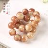 Espíritu de hada dulce súper alto valor de color trenzado degradado Raíz de bodhi de jade blanco pulsera de mano para hombres y mujeres alrededor del dedo texto suave jugar mano girar