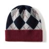 Gorro de Cachemira para Mujer Tejido Muestra la Cara Pequeño Cálido Ocio Gorro de Lana Otoño e Invierno Compras Gorro Protector de Orejas Gorro Tejido Gorro para el Frío
