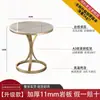 Mesa lateral de sofá de luxo leve, mesinha de centro, mesinha pequena de ardósia, mesa de cabeceira para sala de estar, mesa de chá minimalista moderna para varanda