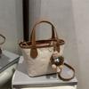 2025 Verano Nuevo Estilo Lujo Ligero Estético Nicho Casual Moda Textura Estilo Occidental Bolso Bandolera Cruzado Bolso Cubo