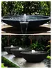 Jardín Japonés Piedra Montaña Negra Fuente de Agua Agua Corriente Elemento de Agua al Aire Libre Jardín de Villa Piedra Azul Canaleta de Agua Negra China Fuente de Piedra Paisajismo