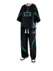 Traje Casual Deportivo de Manga Corta para Hombre de Verano, Marca de Moda Trendy para Adolescentes, Estudiantes de Secundaria y Preparatoria, Ropa Fresca de Verano para Hombres