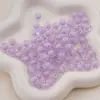 Cuentas Acrílicas Transparentes Color Mate Chapadas de 8-16 mm para Cadena de Teléfono Móvil Pulsera Collar Accesorios Hechos a Mano DIY
