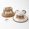 Sombrero para Bebé 1-3 Años Sombrero Cubeta para Niños Kapibara Dibujos Animados Casual Sombrero de Pescador para Niños Primavera y Verano Sombrero para el Sol