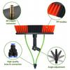 Cepillo Limpiador de Paneles Solares de 12 pies con Vara de Suministro de Agua Adecuado para Techos con Paneles Fotovoltaicos y Solares, Etc