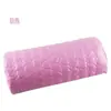 Set de Apoyo para Mano de Uñas de Alta Gama Celebridad de Internet Japonesa Almohadilla para Mano Cuero PU Rojo Rosa Dorado Desmontable Semicircular Herramienta Europea