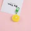 Fivela de Porta de Fruta Simulação Criativa Pingente DIY Artesanal Case de Fone de Ouvido Keychain Material para Pendurar Acessórios de Joia