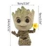 Maceta Árbol Hombre Monstruo Árbol Adorno Decorativo Adorno Groot Monstruo Árbol Groot Figura Personalizada Decoración de Coche Portalápices