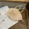 Máscara de Proteção Solar de Seda para Mulheres com Boa Aparência, Máscara Respirável de Verão, Máscara Facial de Seda de Amora para Fácil Respiração, Proteção Ocular para Pele Sensível