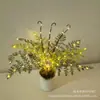 Plantas Verdes Falsas Simuladas para Mesa de Café de Sala de Estar Interior Decoraciones de Mesa, Artículos de Decoración para el Hogar, Hojas de Helecho Artificiales en Maceta