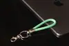 Llavero de langosta de cuero tejido círculo llavero de coche accesorios accesorios de llavero dorados creativos con cordón al por mayor