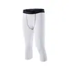 Calça Base de Compressão de Alta Elasticidade para Treinamento de Corrida Transfronteiriça Basquete Em Estoque Calça Legging Esportiva Secagem Rápida Calça Fitness Masculina