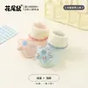 Meias Antiderrapantes para Bebês e Crianças Pequenas Caixa com 1 Par Design de Flores Fofas para Meninas Novo Estilo Outono Meias para Recém-Nascidos