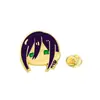 Insignias con Cadena de Dibujos Animados Estilo Japonés Chainsaw Man Makima Merchandising para Fans Broche de Metal Accesorio para Ropa