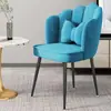 Silla con forma de flor, silla de maquillaje para el hogar, taburete de celebridad de internet de lujo ligero, respaldo simple, silla de manicura, silla de tocador para dormitorio para niñas