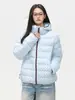 Chaqueta de Otoño e Invierno para Mujer Jack Chuan Yang Estilo Coreano Lunares Algodón Canalé Chaqueta Delgado Cálido 2026 Ropa de Algodón Nueva de Invierno