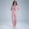 Nuevo Traje de Yoga para Mujer Sudadera con Cremallera Cárdigan de Terciopelo Plus Traje Deportivo Casual Ajustado Ropa de Fitness para Exteriores