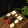 Estilo Japonés Simple Cerámica Inserto de Incienso Accesorios Sándalo y Árbol de Oud Soporte de Incienso Bolsillo de Incienso Mini Portátil Base de Inserto de Incienso de Línea