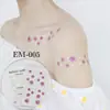 Nuevas Pegatinas de Tatuaje de Flores Impermeables de Rui Ka Long, Pegatinas Faciales, Pegatinas para Brazos, Unisex, Pequeñas Pegatinas de Margarita Más Vendidas