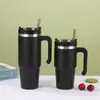 Copo de Carro Selecionado Cuidadosamente 20oz 30oz com Alça Copo Térmico de Aço Inoxidável 304 Copo com Canudo Presente Corporativo Copo de Água