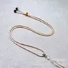 Collar ajustable de alta gama con cordón de piña, cordón colgante, cuerda para colgar, cordón colgante, hilo de jade suave y resistente al desgaste.