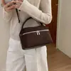 2026 Tacto Afelpado Otoño Invierno Retro Bolso Cruzado Bolso de Mano Hombro Único Gamuza Nueva Moda Simple Coreano Viaje Diario Mujeres