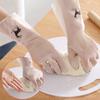 Luvas domésticas: roupa branca transparente, borracha plástica impermeável, limpeza doméstica, antiderrapante, espessa, lavagem de louça de cozinha durável