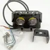 Faro de Motocicleta Transfronterizo Cabeza de Minion Alto Brillo Lejano y Cercano Faro LED Externo Modificado Impermeable