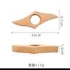 Soporte Creativo para Libro con Pulgar para Leer, Anillo de Madera para Presionar Páginas, Herramienta de Lectura con Una Mano, Anillo de Dedo de Prensa de Libro de Lectura de Madera Vintage