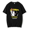 Teoría de la bala rueda de bala rota juego de baile anime periférico levanta la mano oso sonrisa oso manga corta principal camiseta de algodón verano