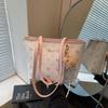 Bolso Tote de Axila para Trabajo y Traslado Verano 2025 Ocio Simple Moda Femenina Bolso de Hombro Portátil Estudiantes Universitarios