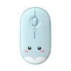Venda de Fábrica Mouse Sem Fio Fofo 2.4g Carregamento Bluetooth Laptop Escritório Computador Transfronteiriço Amazon Comércio Exterior
